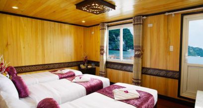 Deluxe Triple Private Balcony - 3 single beds